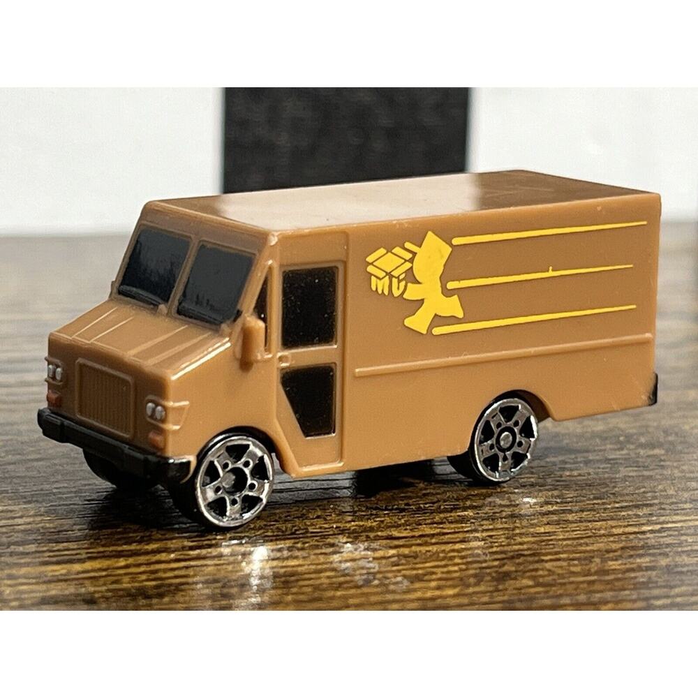 Micro Machines Series 1 City Center Delivery Truck Brown 1:87 Loose #0029
